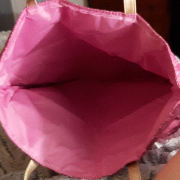 LACOME PARIS‎ New Pink Printed Tote Beach Bag - Picture 4 of 7